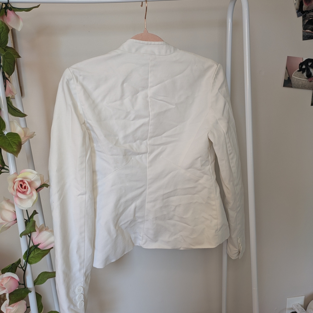 Grace Elements Structured Fitted Button Front Col… - image 2